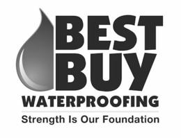 BEST BUY WATERPROOFING STRENGTH IS OUR FOUNDATION trademark