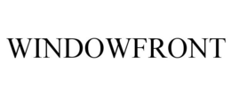 WINDOWFRONT trademark