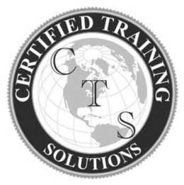 CTS CERTIFIED TRAINING SOLUTIONS trademark