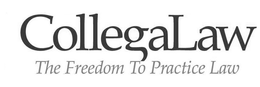 COLLEGALAW THE FREEDOM TO PRACTICE LAW trademark
