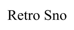 RETRO SNO trademark