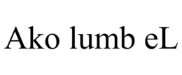 AKO LUMB EL trademark
