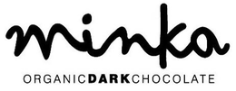 MINKA ORGANIC DARK CHOCOLATE trademark