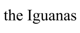 THE IGUANAS trademark