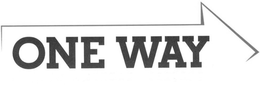ONE WAY trademark