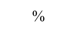 % trademark