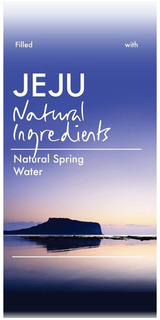 FILLED WITH JEJU NATURAL INGREDIENTS NATURAL SPRING WATER trademark
