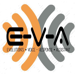 E-V-A EVOLUTION'S · VOICE-RESPONSE · ASSISTANT trademark