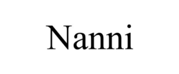 NANNI trademark