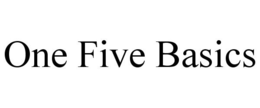 ONE FIVE BASICS trademark