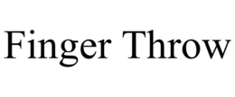 FINGER THROW trademark