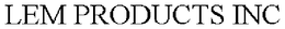 LEM PRODUCTS INC trademark