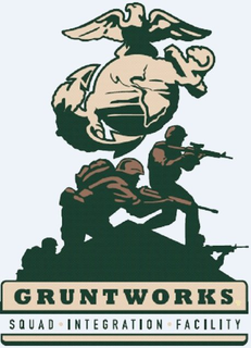 GRUNTWORKS SQUAD · INTEGRATION · FACILITY trademark