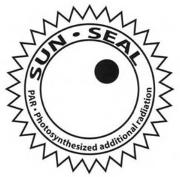 SUN SEAL PAR · PHOTOSYNTHESIZED ADDITIONAL RADIATION trademark