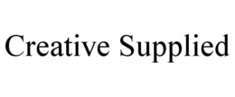 CREATIVE SUPPLIED trademark