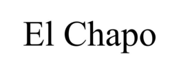 EL CHAPO trademark