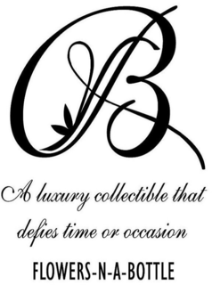 FB A LUXURY COLLECTIBLE THAT DEFIES TIME OR OCCASION FLOWERS-N-A-BOTTLE trademark