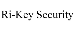 RI-KEY SECURITY trademark