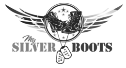 MY SILVER BOOTS STEP OUT STEP UP trademark