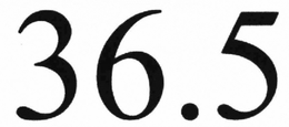 36.5 trademark