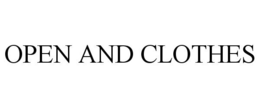 OPEN AND CLOTHES trademark