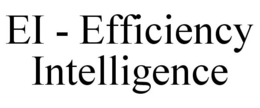 EI - EFFICIENCY INTELLIGENCE trademark