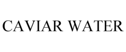 CAVIAR WATER trademark