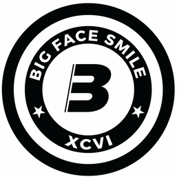 B BIG FACE SMILE XCVI trademark