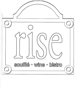 RISE SOUFFLÉ · WINE · BISTRO trademark