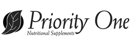 PRIORITY ONE NUTRITIONAL SUPPLEMENTS trademark