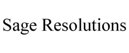 SAGE RESOLUTIONS trademark