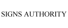 SIGNS AUTHORITY trademark