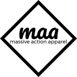 MAA MASSIVE ACTION APPAREL trademark