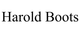 HAROLD BOOTS trademark