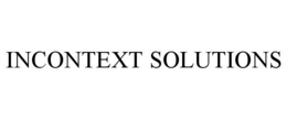 INCONTEXT SOLUTIONS trademark