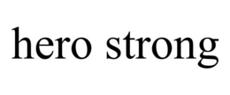 HERO STRONG trademark