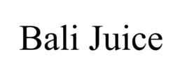 BALI JUICE trademark
