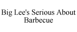BIG LEE'S SERIOUS ABOUT BARBECUE trademark