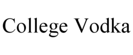 COLLEGE VODKA trademark