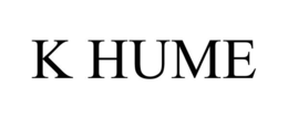 K HUME trademark