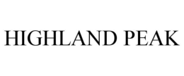 HIGHLAND PEAK trademark
