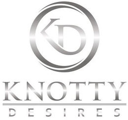 KD KNOTTY DESIRES trademark