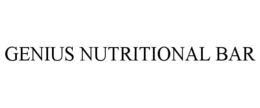 GENIUS NUTRITIONAL BAR trademark