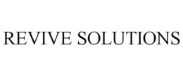 REVIVE SOLUTIONS trademark