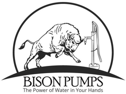 BISON PUMP THE POWER OF WATER IN YOUR HANDS trademark