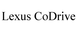 LEXUS CODRIVE trademark