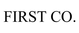 FIRST CO. trademark