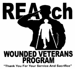 REACH WOUNDED VETERANS PROGRAM "THANK YOU FOR YOUR SERVICE AND SACRIFICE" trademark