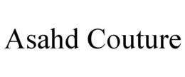 ASAHD COUTURE trademark