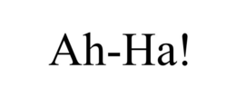 AH-HA! trademark